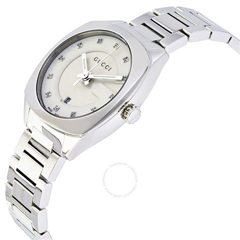 gucci ya142504|Gucci GG2570 White Dial Diamond Ladies Watch YA142504.